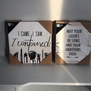 Wall art 2 pieces NIB